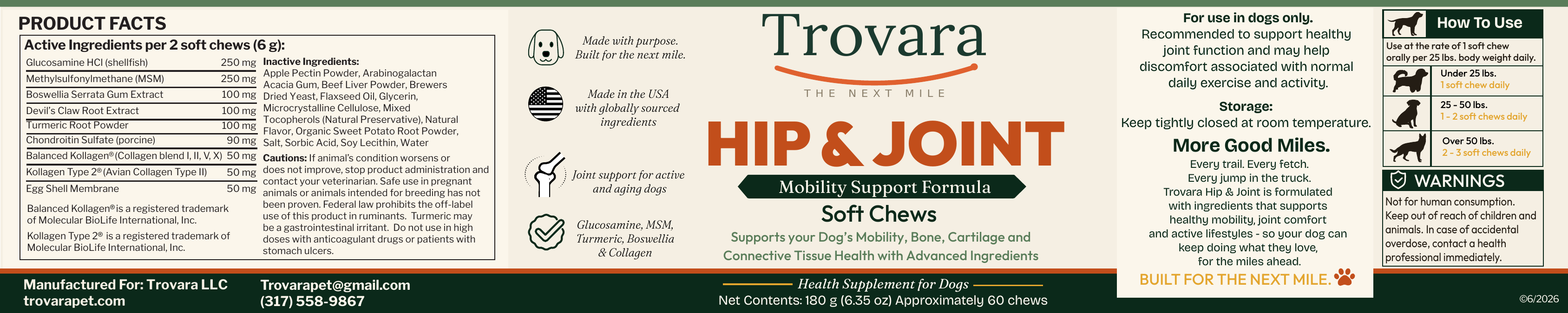 Trovara Hip & Joint Soft Chews — The Next Mile